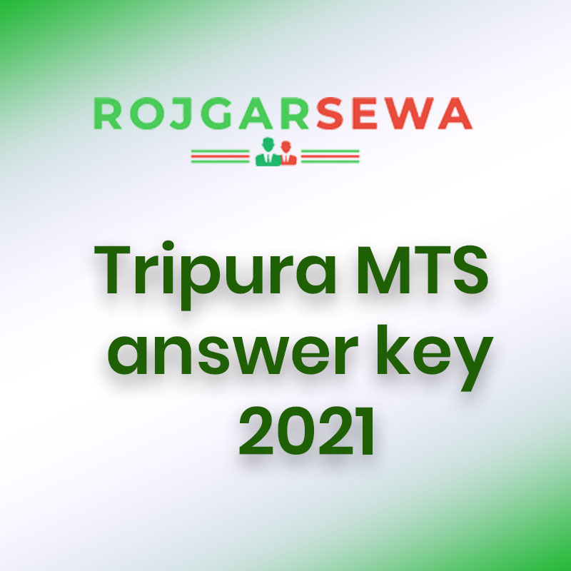 Tripura MTS answer key 2021